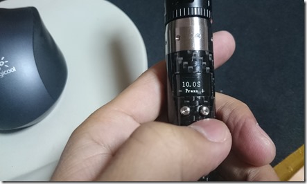 DSC 0538 thumb1 - Modレビュー：処女ModはVAMO V8!!普通に使える40W/VW機