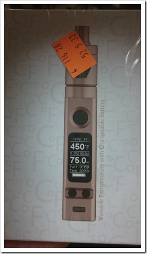 DSC 0552 thumb25255B525255D - Joyetech eVIC-VTC MINI 75W(eVic VTC Mini with TRON)版のレビュー「小さくてもできる子」