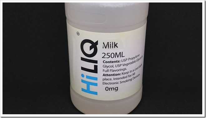 DSC 2000255B7255D 2 - 【リキッド】HILIQ日本未発売日本向け”Milk(ミルク)”リキッドと”Sweetener（甘味料）”フレーバーレビュー！【甘くて乳っぽい】