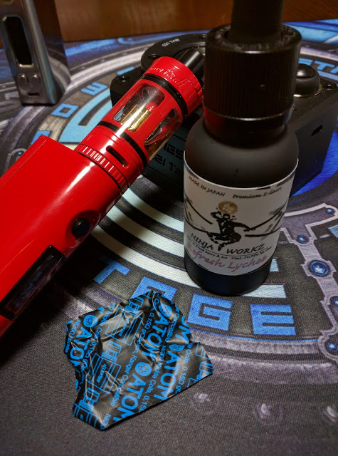 IMG 20160708 233453 2 - 【国産・リキッド】 NINJA WORKZ Refresh Lychee リフレッシュライチ＋最強社外コイル？ATOM VAPORS ATOM gClapton Coil レビュー【ATOM VAPORS・コイル】