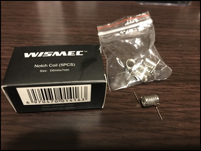 IMG 0612 thumb255B4255D 2 - 【コイル】『WISMEC Notch Coil』面白いコイルをどうにかビルドしたら俺の家に天使が舞い降りた話をしよう。