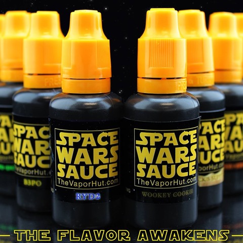 spacewarssauce thumb255B2255D 2 - 【リキッド】THE VAPOR HUTからSPACE WARS SAUCE「DARTH VAPOR（ダース・ベイパー）」「SARLACK'S SUPPER（サーラックススーパー）」レビュー。【スターウォーズパロディ】