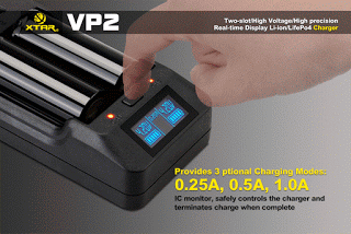xtar vp2 3 2 - 【バッテリー/充電器】「2014 XTAR VP2 インテリジェント 高速充電器 フルセット」レビュー。初めてのレビュー投稿です