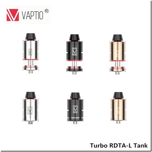 Authentic Vaptio font b Turbo b font RDTA Tank 5 0ml liquid Capacity Atomzier e cigarette thumb255B1255D - 【アトマイザー】VAPTIO VIVAKITA「Turbo RDTA-L Tank」(ターボRDTA-エル)レビュー。スタイリッシュでカッコよく爆煙だけれど、味も出る。優れた機能も搭載。RDTAとRDAの２in１！【爆煙/スピットバック防止/RDTA/RDA】
