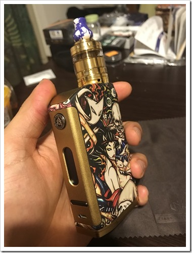 IMG 4081 thumb - 【魑魅魍魎】「ASVAPE MICHAEL MOD（アスベイプミカエルモッド）」レビュー！何しろ見た目がカッコイイんだけどチップや重量もなかなか悪くない！奥さん、これは買いでございます！【こんなタトゥー入れたい】