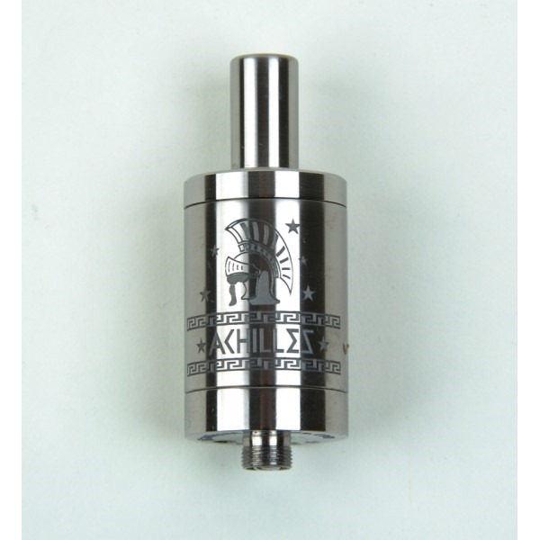 atomizer achilles full titanium4 - 【RDA】「ACHILLES II RDA by Titanium MODS」（アキレス2RDA)エングレービング付モデルレビュー！フルチタンボディで軽量、英雄アキレスの掘りが所有欲を満たしてくれるフレーバーチェイサー御用達モデル！【ドリッパー/フレーバー/電子タバコ】