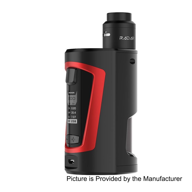 authentic geekvape gbox 200w squonk box mod radar bf rda kit black red 2 x 18650 8ml 24mm diameter 1 - 【海外】「IPV Xyanide 200W YiHi SX460」「GeekVape GBOX 200Wスコンカー」「Digiflavor Mesh Pro RDA」「5GVape Washington RDA」