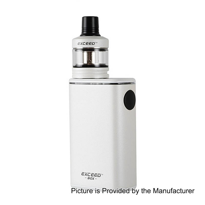 authentic joyetech exceed box 3000mah mod exceed d22c tank kit white 2ml 22mm diameter 1 - 【海外】「GTRS VBOY 222W TC Box Mod（SX520 Powered By YiHi)」「Vaporam Beret Mech Mod Eliquid Feeder」「Joyetech Exceed Box 3000mAh Mod + Exceed D22C Tank」