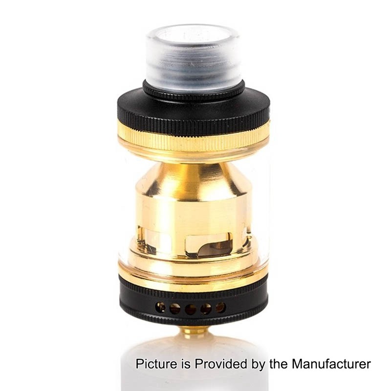 authentic wake rta rebuildable tank atomizer black aluminum stainless steel 33ml 24mm diameter 1 - 【海外】「Aleader Beret Squonk Bottle for Mech Mod」「Vpdam Leon 18650 BFメカBOXMOD」「Wake RTA」「VGME 18650/20700/21700 BFメカMOD」
