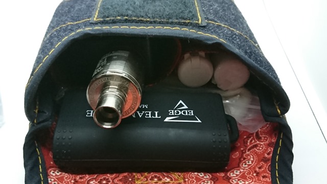 DSC 7964 thumb - 【レビュー】VAPE用ポーチMサイズがちょうどいいナイスフィッティング！ by Hand Made Works Cous Cous（ハンドメイドワークスクスクス）