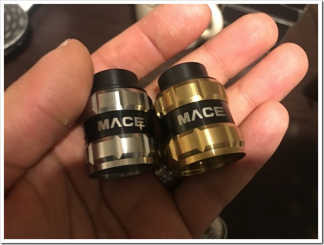 IMG 6694 thumb - 【レビュー】Ample Vape MACE BF RDAレビュー！最初はとにかく硬いけど、吸ったら爆煙製造機！BFピンデフォルト搭載のスコンカー推奨RDA！【とにかく硬い/力強い/RDA/ボトムフィーダー】