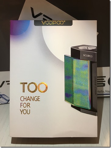 IMG 9408 thumb - 【超速爆煙MODの後継機！？】VOOPOO TOO 180W TC MOD （ヴープー　トゥー　180ワットティーシーモッド）【レビュー】～自意識高い系おしゃれMOD登場(&Phi;д&Phi;)？編～