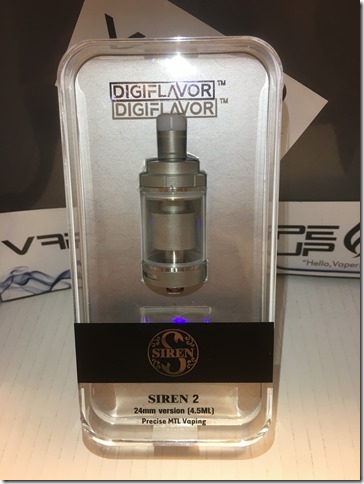 IMG 9512 thumb - 【レビュー】DIGIFLAVOR SIREN 2 GTA 24mm version 4.5ML（デジフレーバーサイレン２ジーティーエー２４ミリバージョン）【GTA】～最近MTL流行ってるけど&hellip;MTLで24mmってどうなの(&Phi;д&Phi;)？編～