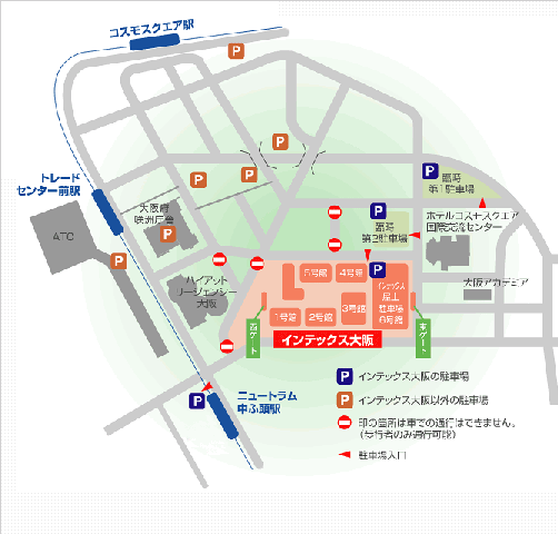 img routeMap thumb - 【イベント】VAPE EXPO JAPAN 2018（日本国際VAPE電子タバコ展示会）がインテックス大阪（大阪国際見本市会場）で正式開催。VAPE EXPO JAPAN情報！【2018年3月日本初大型VAPEイベント】