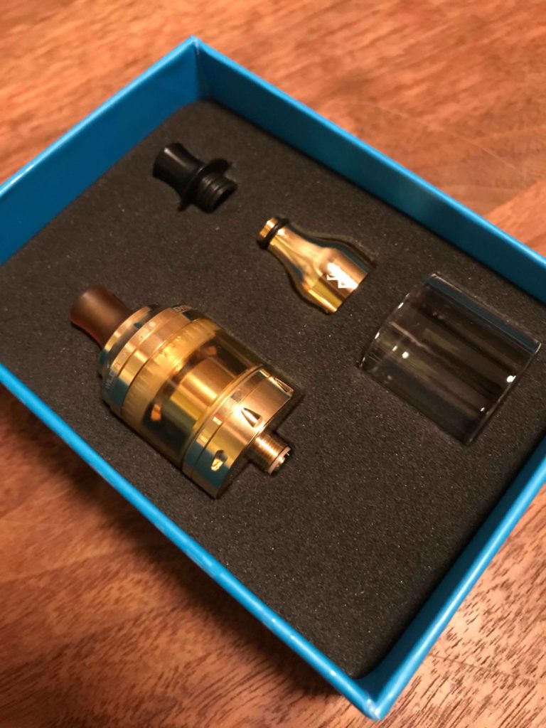 26543401 10208237147324813 409050828 o 768x1024 - 【レビュー】「Vandy Vape Berserker MTL RTA」このじゃじゃ馬を乗りこなせるか！？Kendo Vape Cotton Gold Editionでビルドトライ。