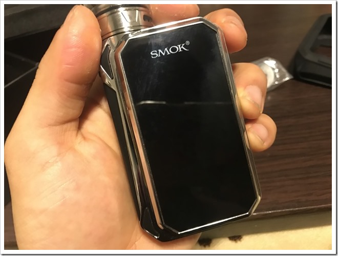 IMG 6851 thumb - 【レビュー】SMOK G-PRIV2 230W TC Kitレビュー！230WのハイパワーMODに爆煙クリアロマイザーをセットにした爆煙入門機！タッチパネル搭載で楽々操作のMODにも注目だ！