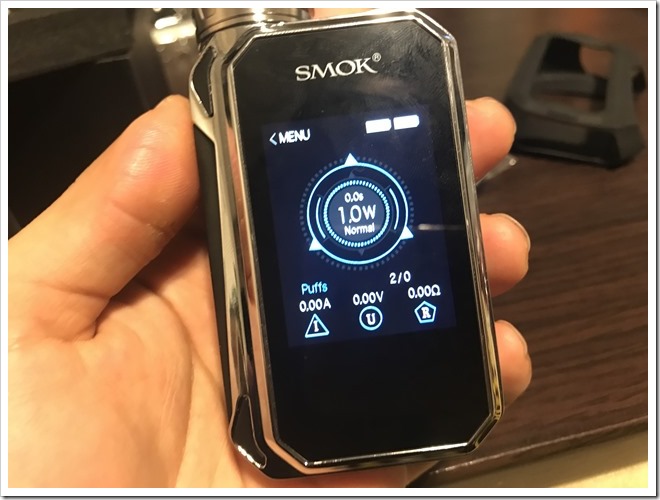 IMG 6856 thumb - 【レビュー】SMOK G-PRIV2 230W TC Kitレビュー！230WのハイパワーMODに爆煙クリアロマイザーをセットにした爆煙入門機！タッチパネル搭載で楽々操作のMODにも注目だ！