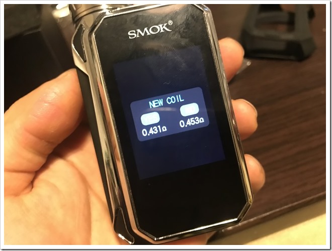 IMG 6857 thumb - 【レビュー】SMOK G-PRIV2 230W TC Kitレビュー！230WのハイパワーMODに爆煙クリアロマイザーをセットにした爆煙入門機！タッチパネル搭載で楽々操作のMODにも注目だ！