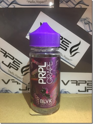 IMG 9555 thumb - 【レビュー】BLVK UNICORN PREMIUM E-LIQUID PRPL GRAPE 100ML (ブラック ユニコーン プレミアムイーリキッド パープル グレープ)【リキッド】