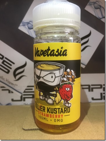 IMG 9557 thumb - 【レビュー】Killer Kustard Strawberry 100ml（キラー・カスタード・ストロベリー）～定番のバニカスにみんな大好きいちごをプラス(*&acute;&omega;`*)～【リキッド】