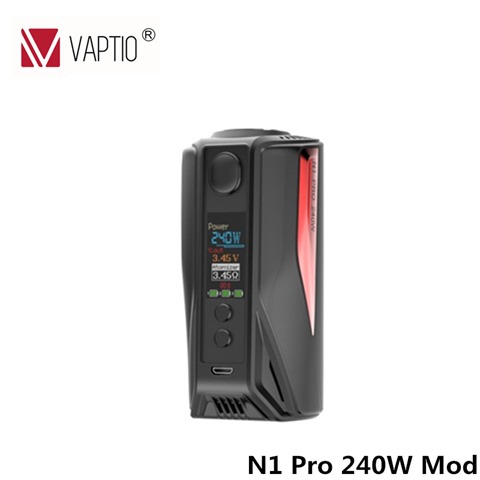 Original 240W Vaptio N1 Pro TC Box MOD E cigarette Vape mod Temper Control Mod without thumb - 【GIVEAWAY】Vaptio N1 Pro 240Wキット、Wall Crawlerキット、Solo Flatスターターをプレゼント！バレンタインデーGIVEAWAY