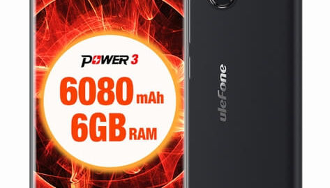 Ulefone Power3 1 473x270 - 【レビュー】Ulefone Power 3スマートフォン実機レビュー。超大容量6080mAh内蔵で動画再生もお手の物。6GBメモリ、64GBストレージ内蔵4G低価格でハイコスパなAndroidスマホ！