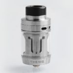 authentic digiflavor themis rta rebuildable tank atomizer dual coil version silver stainless steel 5ml 27mm diameter thumb 150x150 - 【レビュー】自巻きメッシュコイルならコレ&#x25b6;DIGIFLAVOR「THEMIS RTA Mesh Version(テミスRTA)」で混じりけのないフレーバーを!!