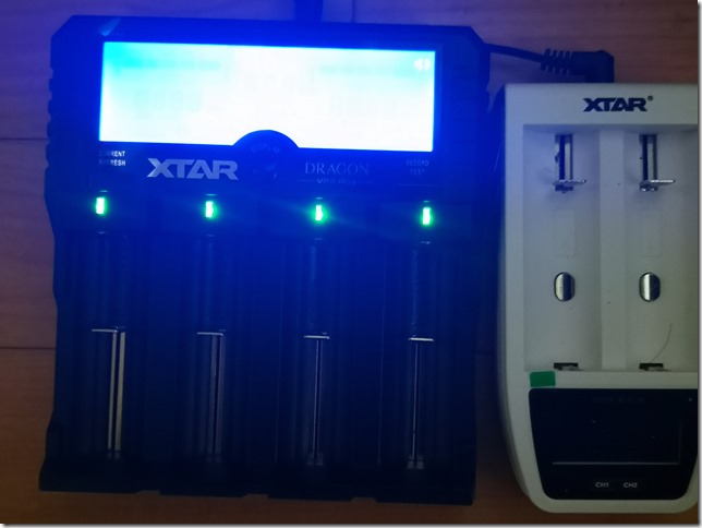 IMG 20180205 231634 thumb - 【レビュー】「XTAR DRAGON VP4 Plus」（エクスタードラゴンブイピーフォープラス）最大4本2A充電可能なXTARマルチ最強充電器【XTAR/バッテリー充電器】