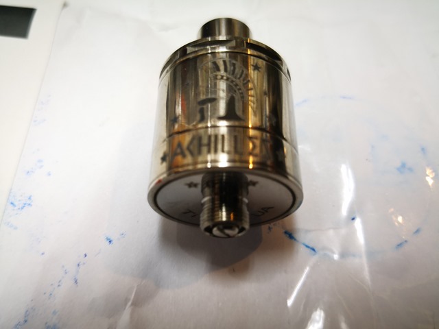 IMG 20180207 150029 thumb - 【レビュー】「Achilles mini RDA/RBA by Titanium Mods」（チタニウムモッズ・アキレスミニRDA)レビュー。アキレス(Achilles II RDA)をちっちゃく！したらこうなったチタン製軽量ドリッパー。フレーバーチェイス向け