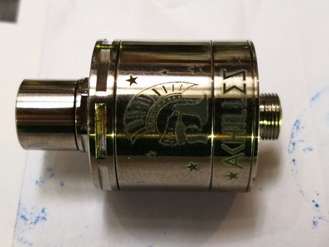 IMG 20180207 150051 thumb - 【レビュー】「Achilles mini RDA/RBA by Titanium Mods」（チタニウムモッズ・アキレスミニRDA)レビュー。アキレス(Achilles II RDA)をちっちゃく！したらこうなったチタン製軽量ドリッパー。フレーバーチェイス向け