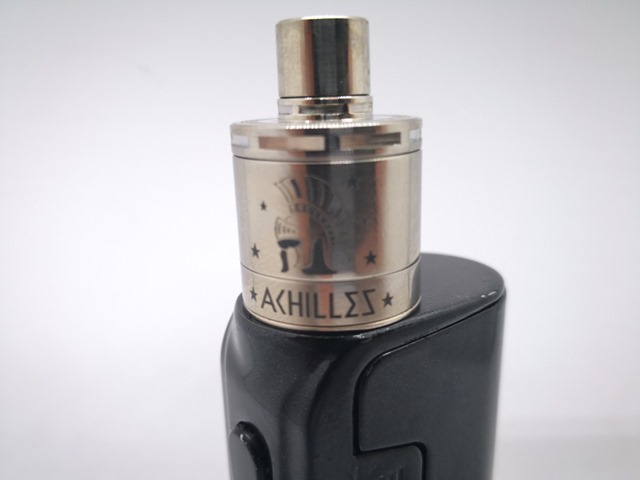 IMG 20180208 094451 thumb 1 - 【レビュー】「Achilles mini RDA/RBA by Titanium Mods」（チタニウムモッズ・アキレスミニRDA)レビュー。アキレス(Achilles II RDA)をちっちゃく！したらこうなったチタン製軽量ドリッパー。フレーバーチェイス向け