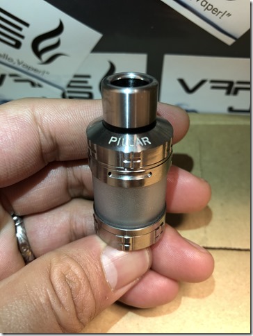 IMG 9663 thumb - 【レビュー】YOSTA PILLAR TANK ATOMIZER（ヨースター・ピラー・タンク・アトマイザー）～MTL系？フレーバー重視アトマイザー？お味はいかに(&Phi;д&Phi;)～【クリアロマイザー】