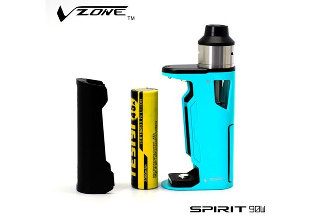 vzone spirit battery thumb - 【レビュー】VZONE SPIRIT ALL-IN-ONEスターターキット （ブイゾーンスピリットAIO)レビュー。最大90W、RDTA付属で中級者向け！