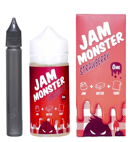 71KUoeLGmL. SL1365 thumb - 【リキッド】JAM MONSTER &ndash; STRAWBERRY（ジャムモンスター ストロベリー）100ml～中毒者続出中！？激甘デザート系リキッド～【レビュー】