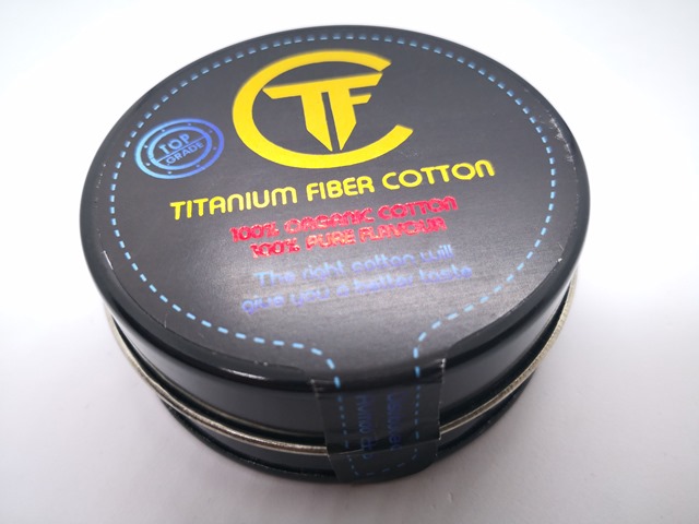 IMG 20180305 172959 thumb - 【レビュー】「Titanium Fiber Cotton(チタニウムファイバーコットン）」レビュー。吸水性、耐水性に優れるリキッド供給速度抜群の100％インドネシア産コットン！Promist Vaporさんおススメ！ケンドーコットンとの比較もあるよ