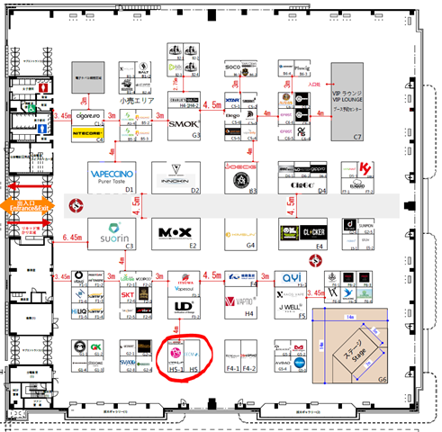 boothmap thumb - 【イベント】VAPE EXPO JAPAN 2018にVAPEJPブース登場予定！でにドリチの最新作お披露目や試飲、限定で先行販売分割安ゲット可能！？