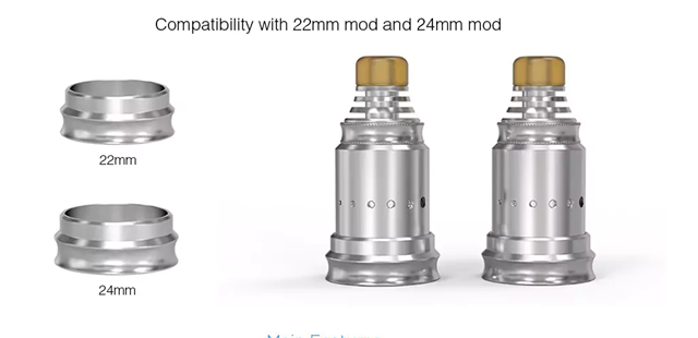 vandyvapeberserker2 thumb - 【レビュー】Vandy Vape「Berserker MTL RDA」（バーサーカーMTL RDA)レビュー。フレイバーチェイスにピッタリの激安極うまドリッパー完全体。