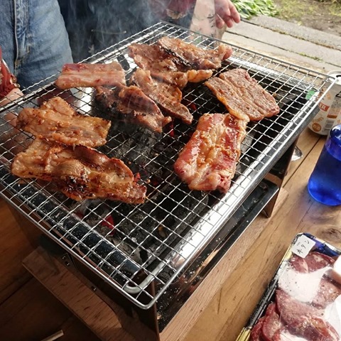 38595 thumb - 【秘密基地】美女と野獣のBBQパーティ in MIF GARAGE!!尾上製作所のフォールディングBBQコンロレビューしつつ、肉を焼き、酒を飲む！そこからVAPING&amp;FARMINGでにさん