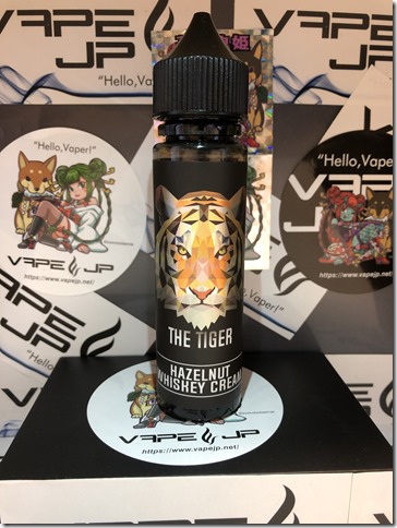 IMG 0204 thumb 1 - 【レビュー】Gravy e-juice THE TIGER(HAZELNUT WHISKEY CREAM)（グレービー・イージュース ザ・タイガー（ヘーゼルナッツ・ウイスキー・クリーム））レビュー～虎なんだね～、大体ナッツは美味しいでしょ&hellip;ナッツは編～