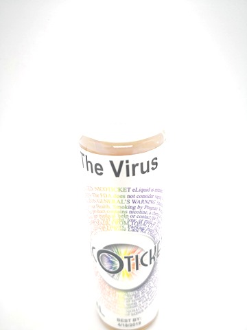 IMG 20180502 062324 thumb - 【レビュー】「The Virus(ウイルス)」Nicoticket(ニコチケット)2018年バージョンのリキッドレビュー。H1N1はVAPEの夢を見るか？感染するのか？ウイルスリキッド吸ってみた。