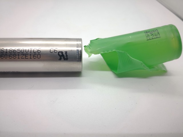 IMG 20180502 184609 thumb - 【TIPS】SONY VTC6、18650バッテリーシュリンク(熱収縮チューブ/バッテリー被膜)のリラップ方法紹介。被膜が破れたリチウムイオンバッテリーは絶対に使わないでください！