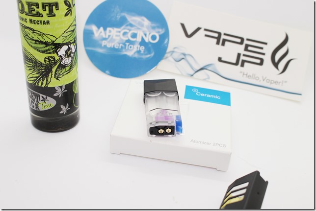 IMG 8272 thumb - 【レビュー】新素材Golden Core Techはいかほど？VAPECCINO MATE1（ベイプチーノ・メイトワン）を3日間使ってみた。超お手軽スターターキット【PODシステム】