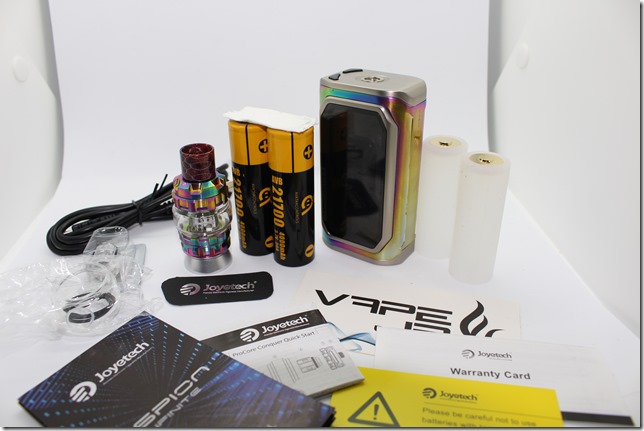 IMG 8330 thumb - 【レビュー】老舗Joyetech(ジョイテック)のゴキゲンなスターターキット ESPION INFINITE(エスピオンインフィニット)がとってもやばたにえん【爆煙・クリアロ】