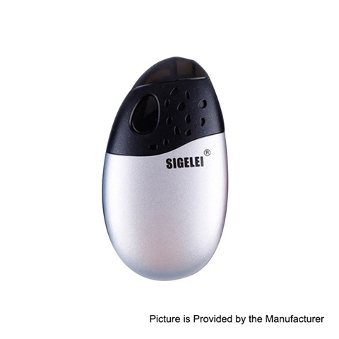 authentic sigelei origin 600mah pod starter kit silver zinc alloy plastic 2ml 14 ohm thumb - 【海外】「Tesla XT 220W」「Joyetech Batpack Box Mod」「VBS Rasin」「IJOY Wand 100W スターターキット」「Eleaf Lexicon 235W TC VW Variable Wattage Box Mod + ELLO Duro」ほか