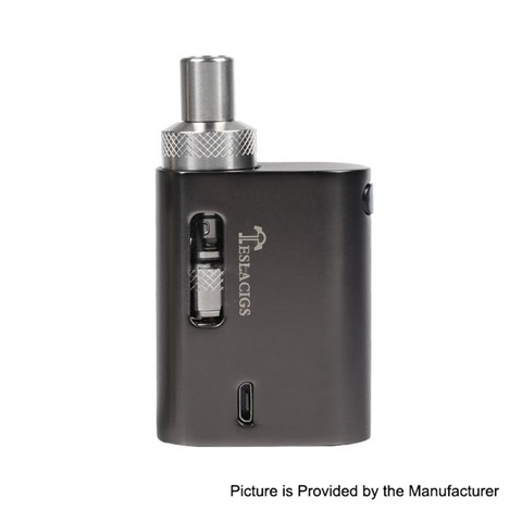 authentic tesla at 45w 900mah mod at tank starter kit black zinc alloy 15ml 10 ohm thumb - 【海外】「Aspire Feedlink Squonk Box Mod + Revvo Boost Tank Kit」「Aspire Breeze 2 AIO 1000mAhスターターキット」「USV ACR 240W」ほか