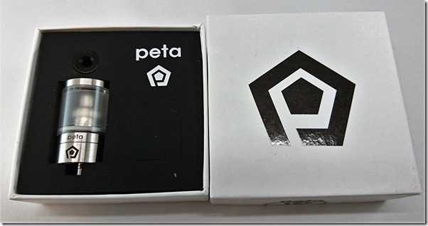 peta2 thumb - 【レビュー】「Peta Tank（ペタ タンク）」ハイエンドクリアロマイザー。FOG1コイルをもっと美味しく！【クリアロマイザー】
