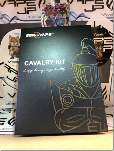 IMG 0399 thumb 1 - 【レビュー】SERISVAPE CAVALRY KIT（セリスベイプ キャバリー キット）レビュー～厨ニ系刀傷MOD、重厚無骨なのは良いんだけどさ(&Phi;д&Phi;)編～【スターターキット・メカニカル】