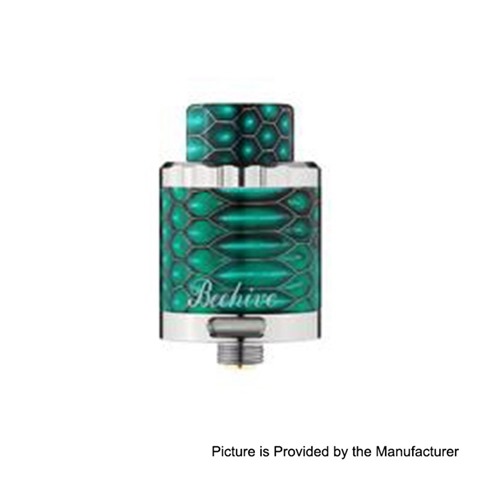 authentic aleader bhive rda rebuildable dripping atomzier w bf pin jewel green silver stainless steel 24mm diameter thumb - 【海外】「Hotcig R-AIO 80W TC VWスターターキット」「VGME DPS75 75W TC VW Variable Wattage Box Mod」「Digiflavor Drop Solo RDA」