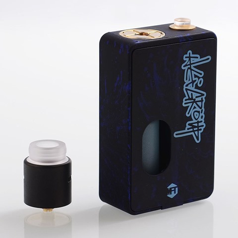 authentic mft dark flow squonk mechanical box mod rda kit black blue 1 2 x 18650 thumb - 【海外】「MFT Dark Flow Squonk Mechanical Box Mod + RDA Kit」「Sigelei Snowwolf Mini 100W TC VW Variable Wattage Box Mod + Tank Kit」「asMODus Nefarius TF-BF RDTA」