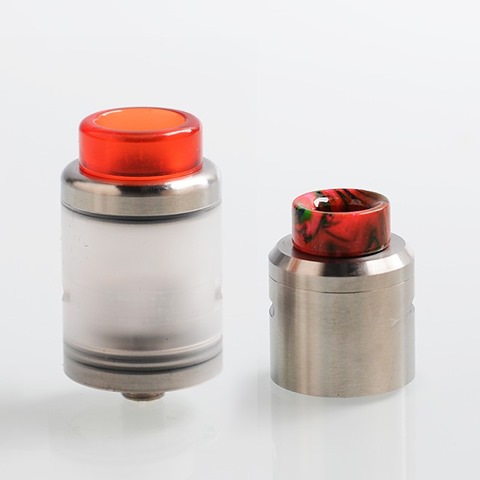 authentic one top rta rebuildable tank atomizer silver stainless steel pc 3ml 24mm diameter thumb - 【海外】「One Top RTA」「Horizon Falcon Sub Ohm Tank Clearomizer」「VBRVAPE 900mAh Pod System Starter Kit」